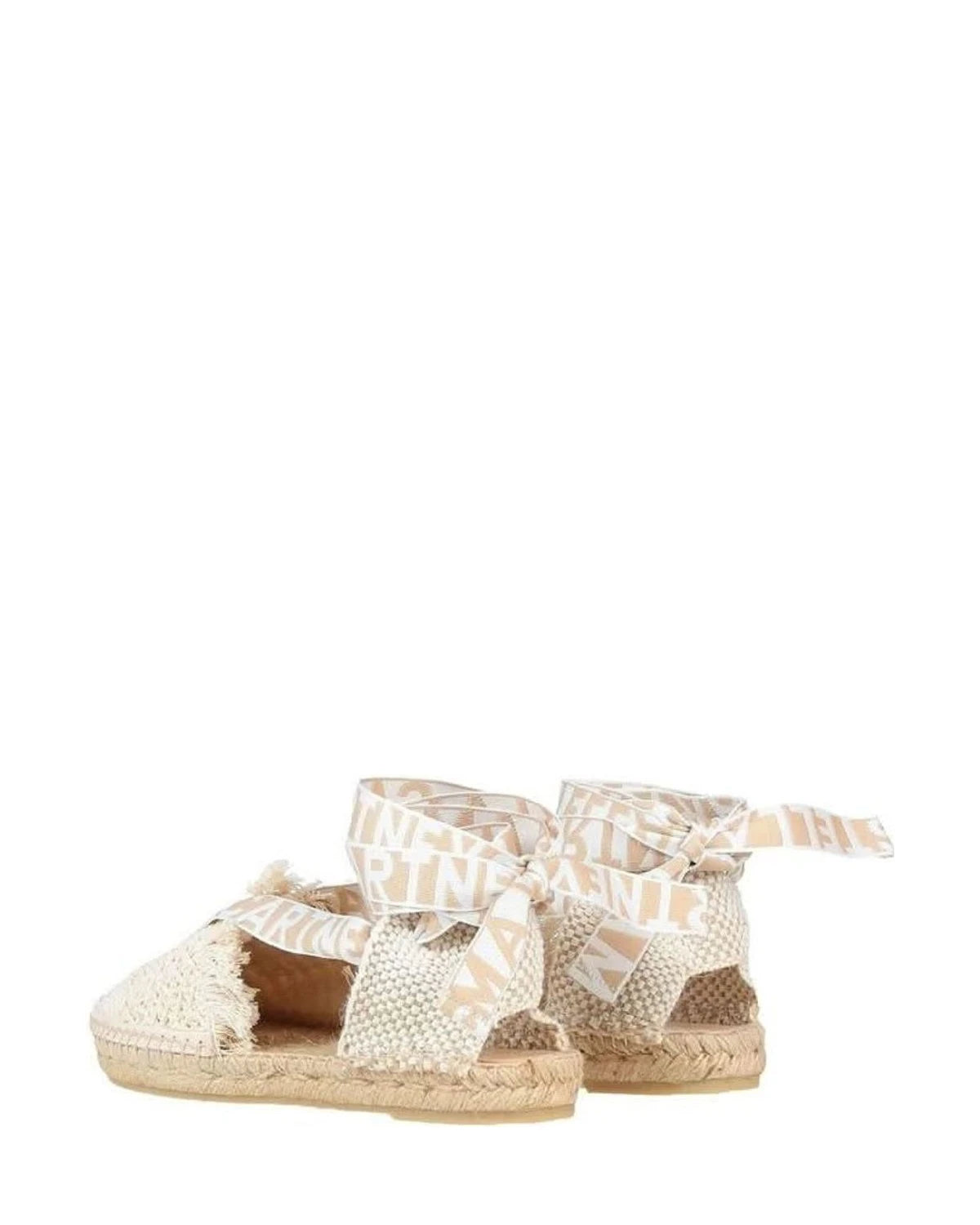 Stella Mccartney Beige Canvas Espadrilles Sandals