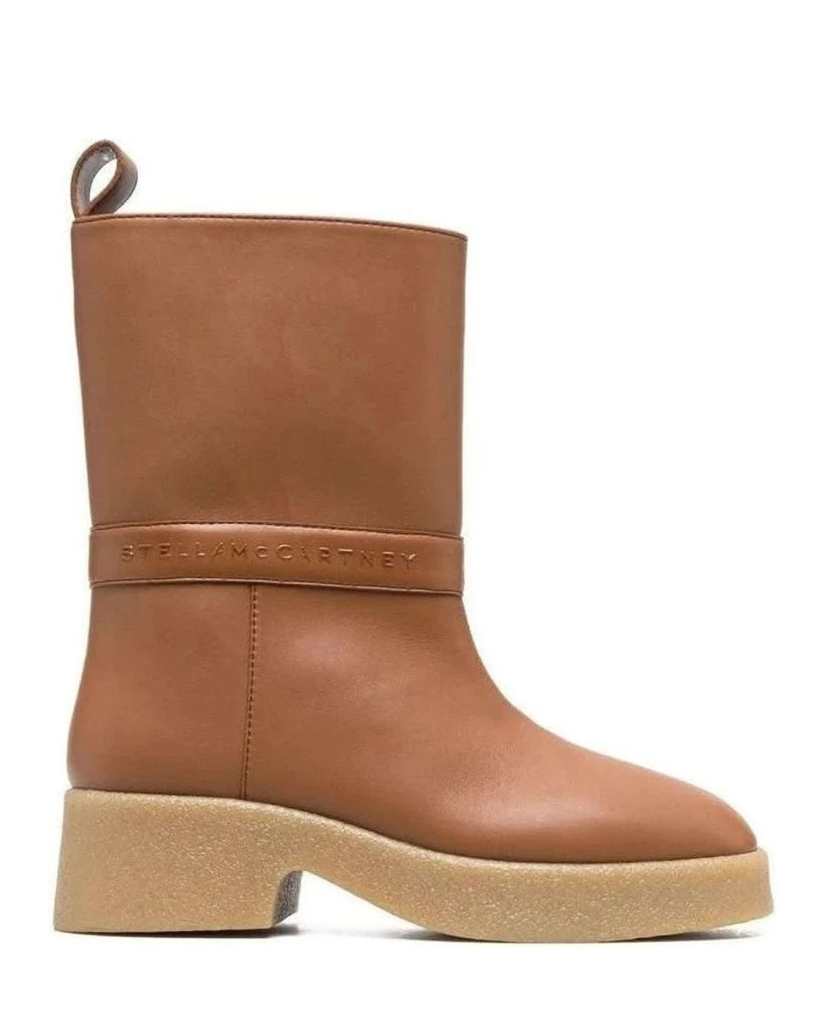 Stella Mccartney Brown Polyethylene Rain Boots Boots