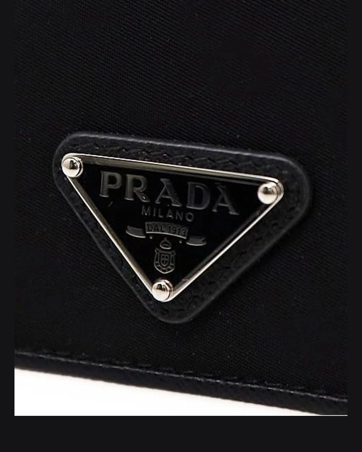 Prada Black Nylon Cardholder Card Cases