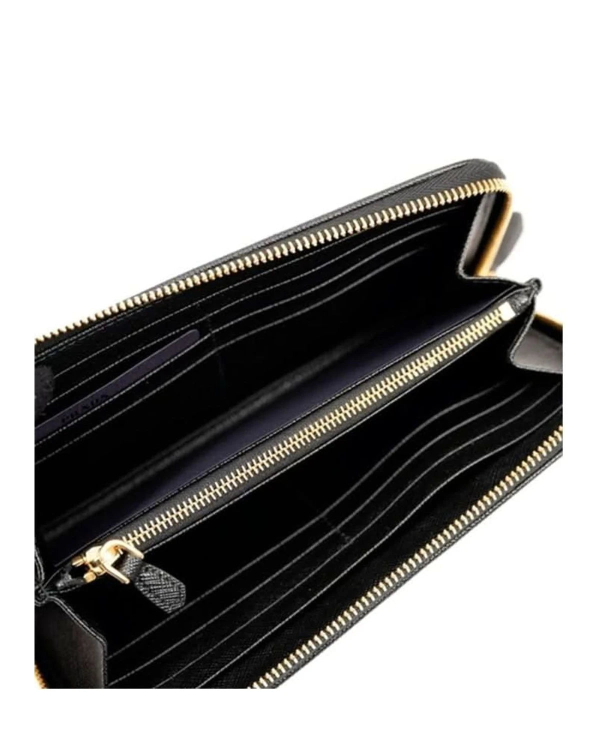 Prada Black Nylon Wallet Wallets