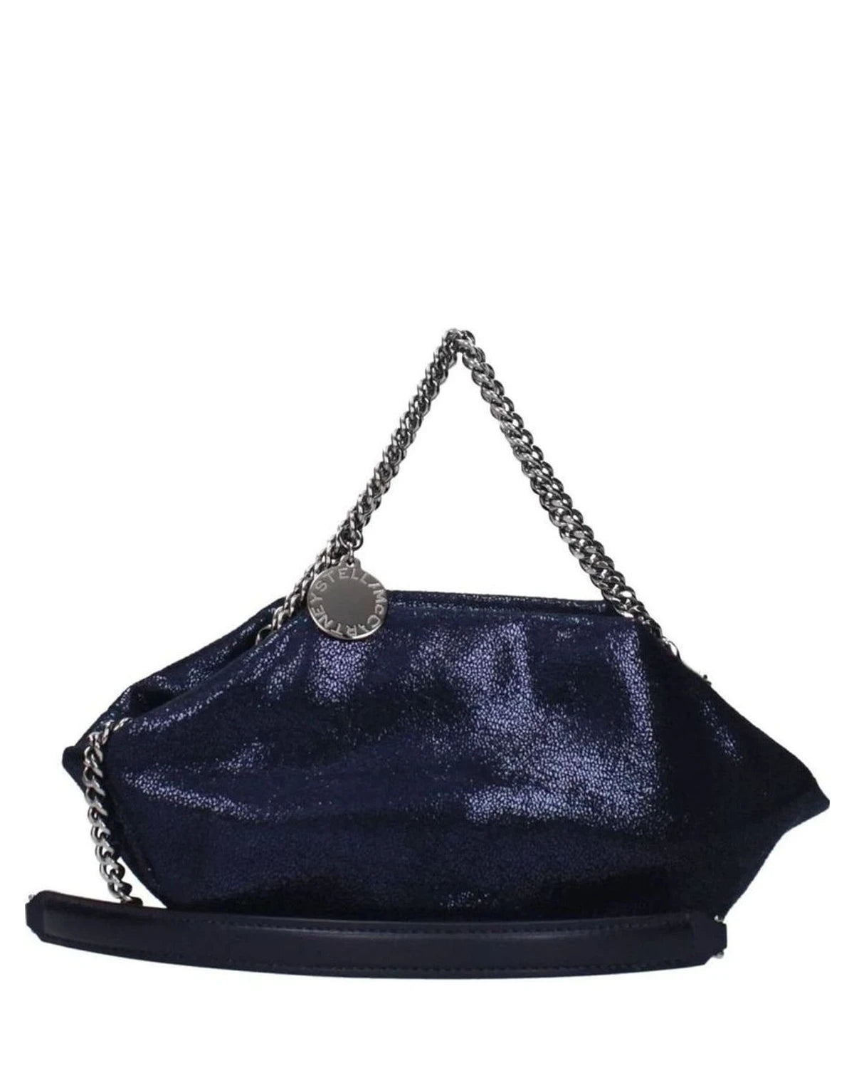 Stella Mccartney Blue Leather Handbag Shoulder Bags