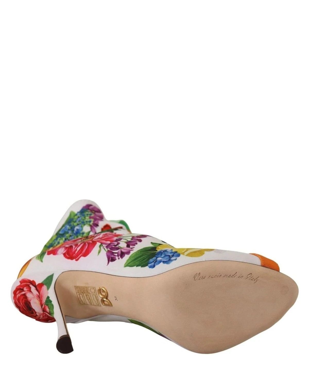 Dolce & Gabbana Jersey Stretch Boots Open Toes Heels Heels