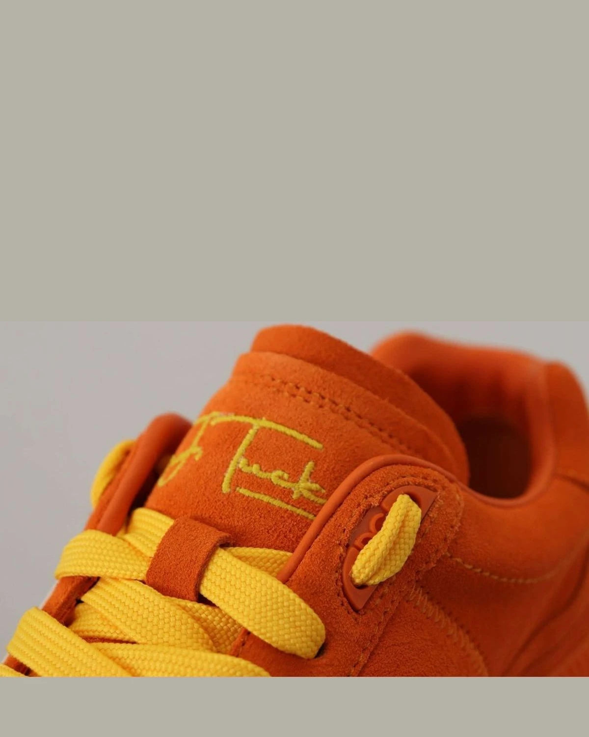 Dolce & Gabbana Orange Leather Pj Tucker Sneakers Sneakers