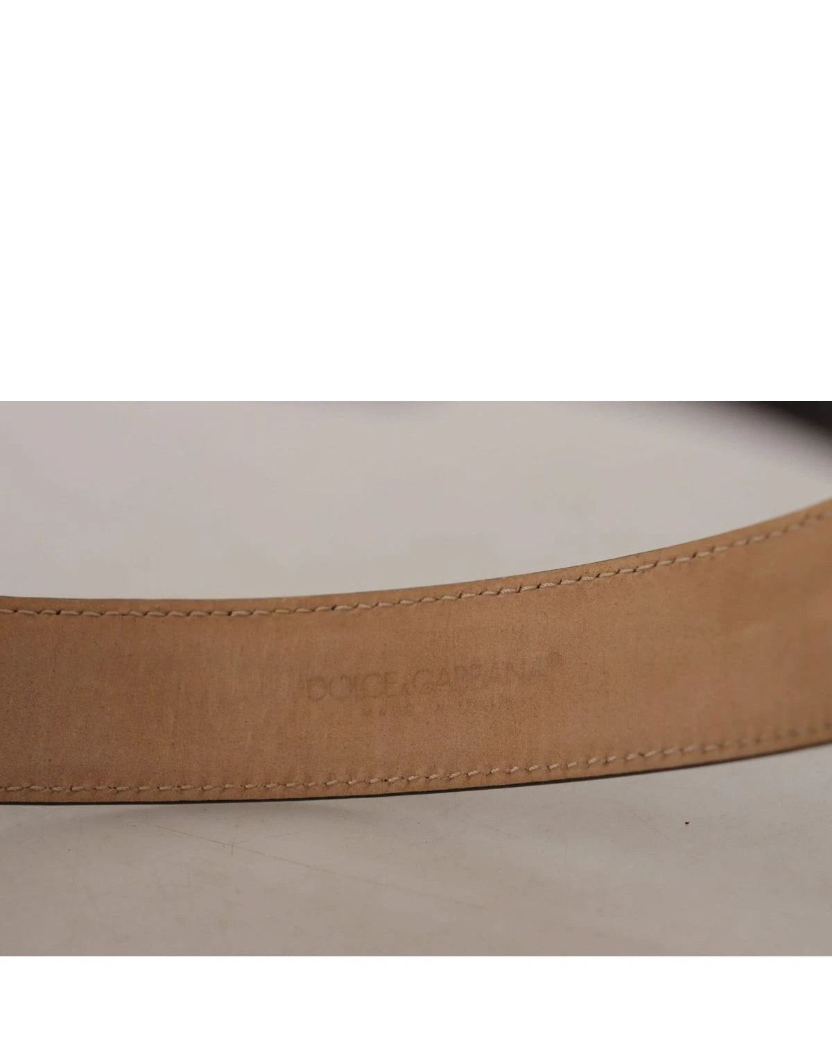 Dolce & Gabbana Black Leather Solid Classic Gold Waist Buckle Belt Belts