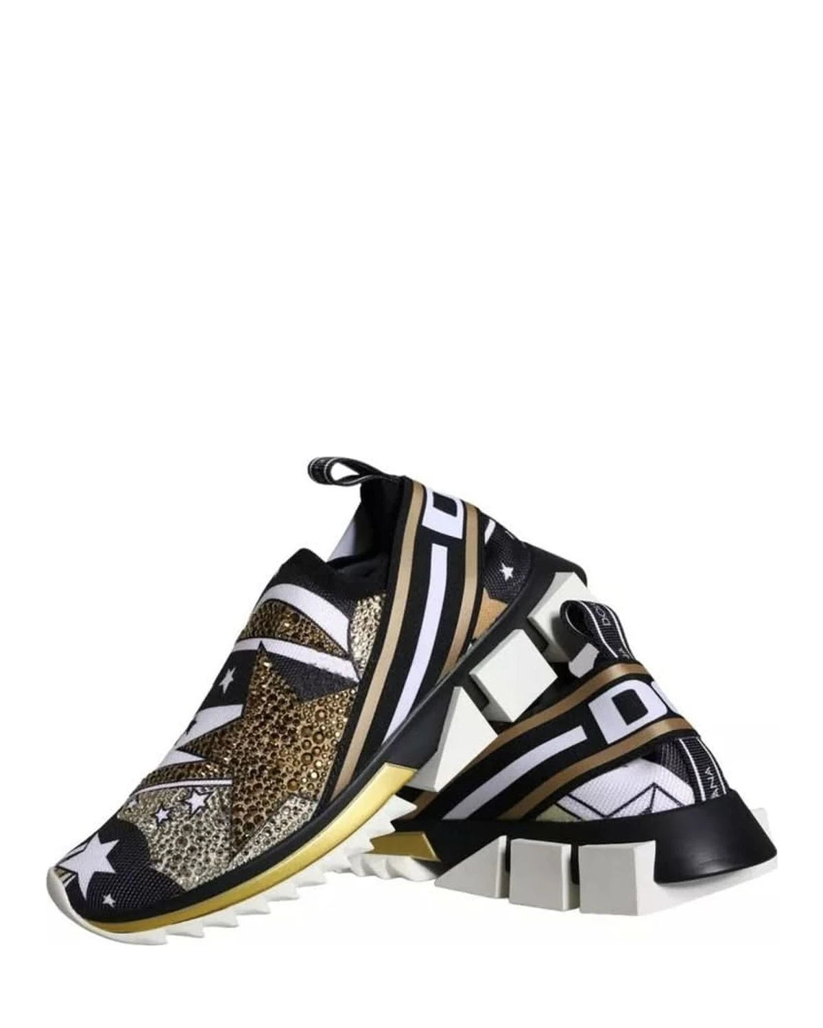 Dolce & Gabbana Multicolor Comet Star Print Sorrento Sneakers Sneakers