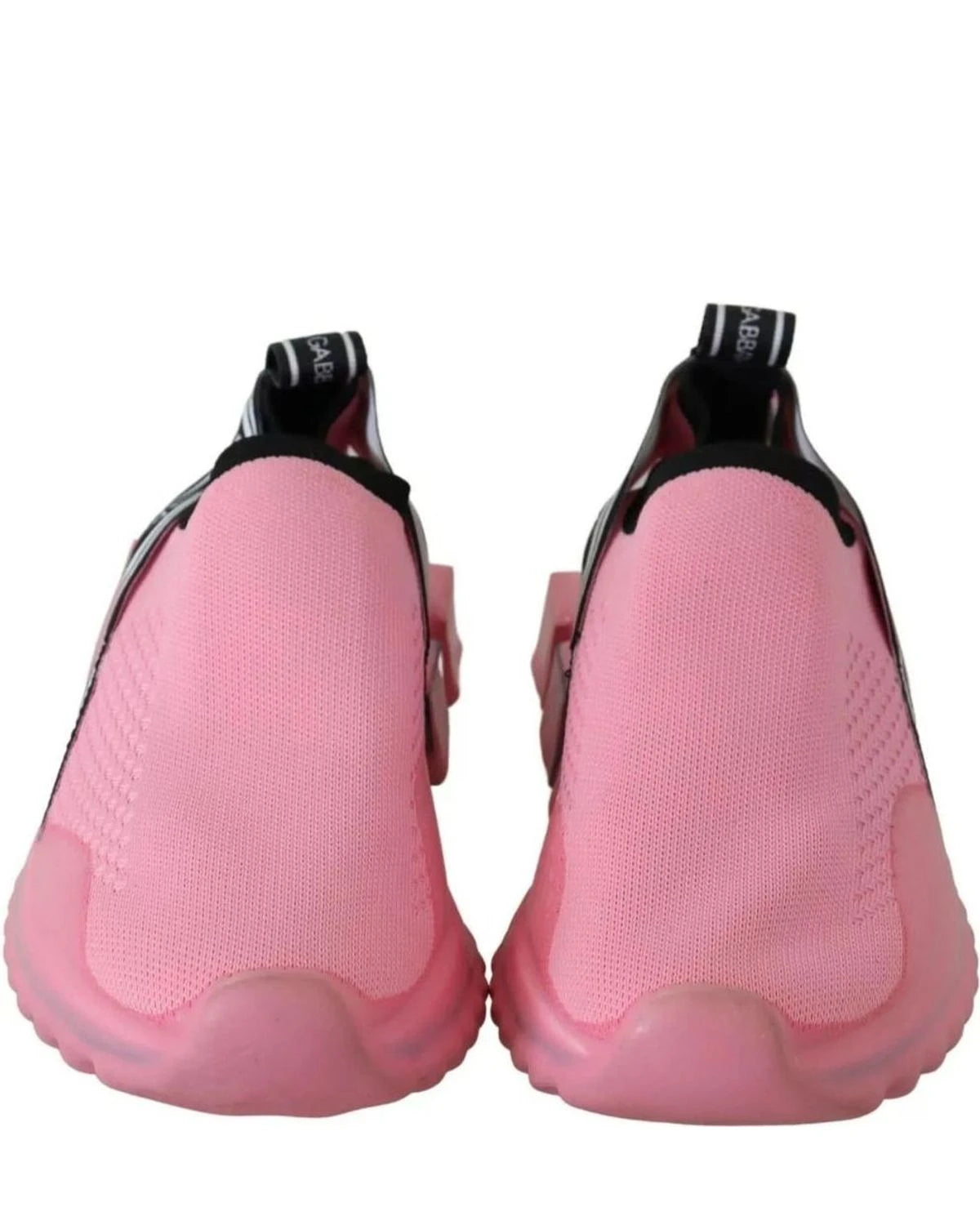 Dolce & Gabbana Pink Low Top Sorrento Sneakers Slip On Casual Shoes Sneakers