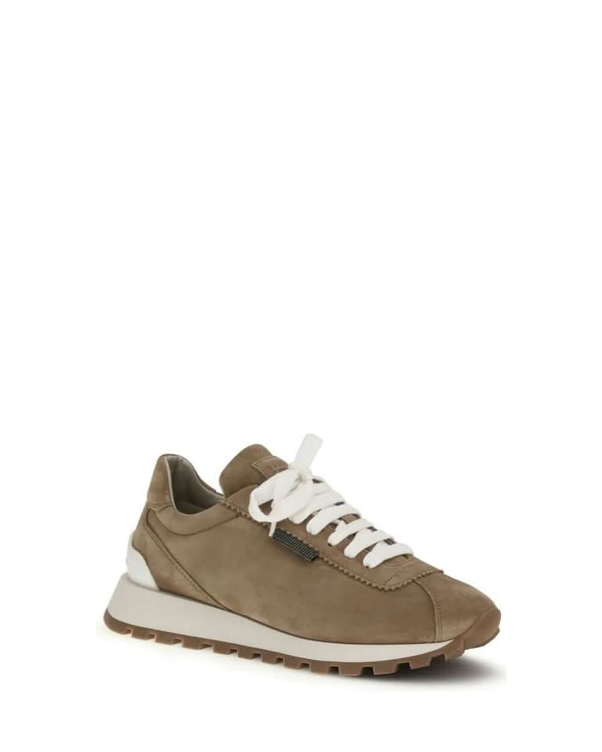 Brunello Cucinelli Beige Rubber Platform Sneakers Sneakers