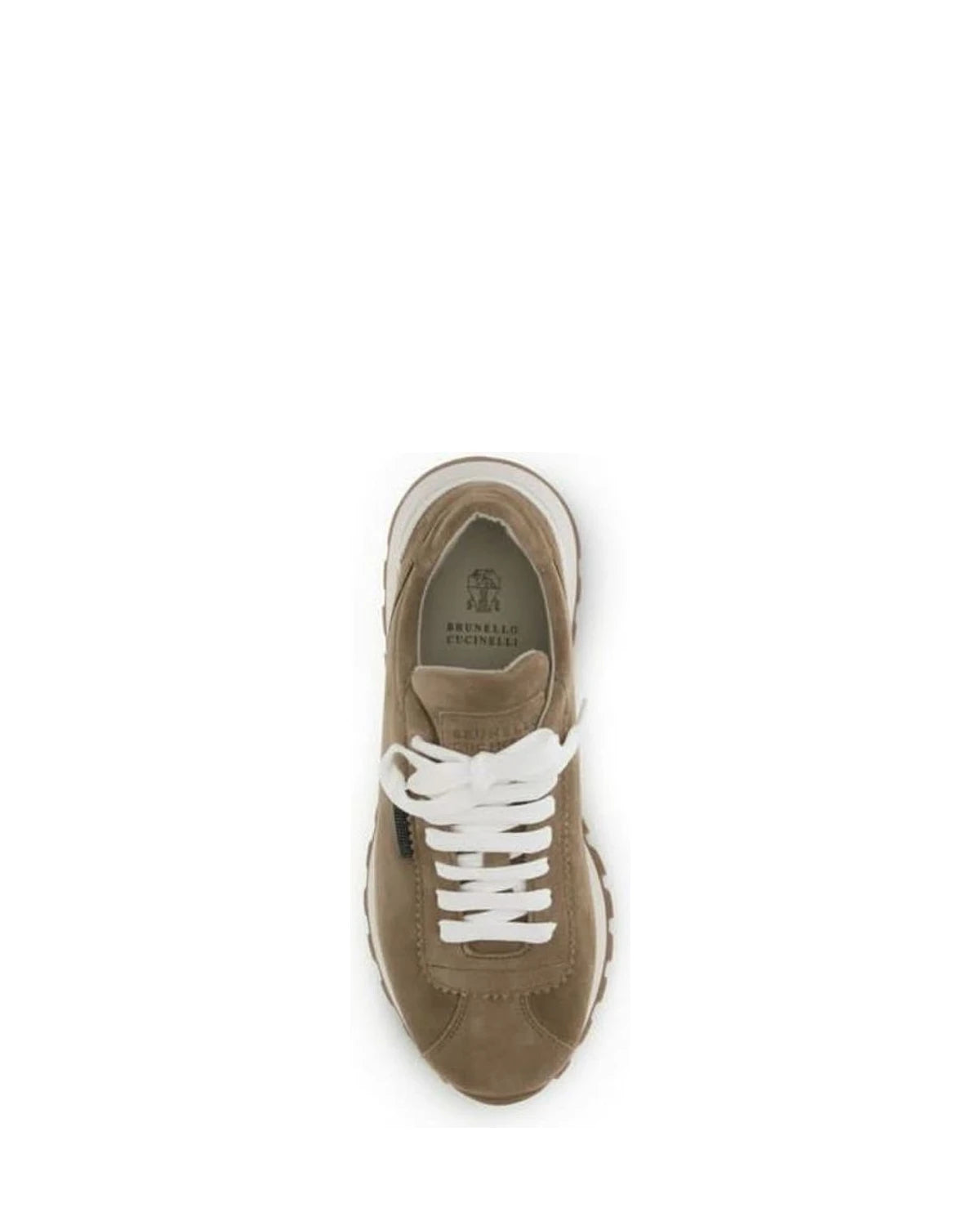 Brunello Cucinelli Beige Rubber Platform Sneakers Sneakers