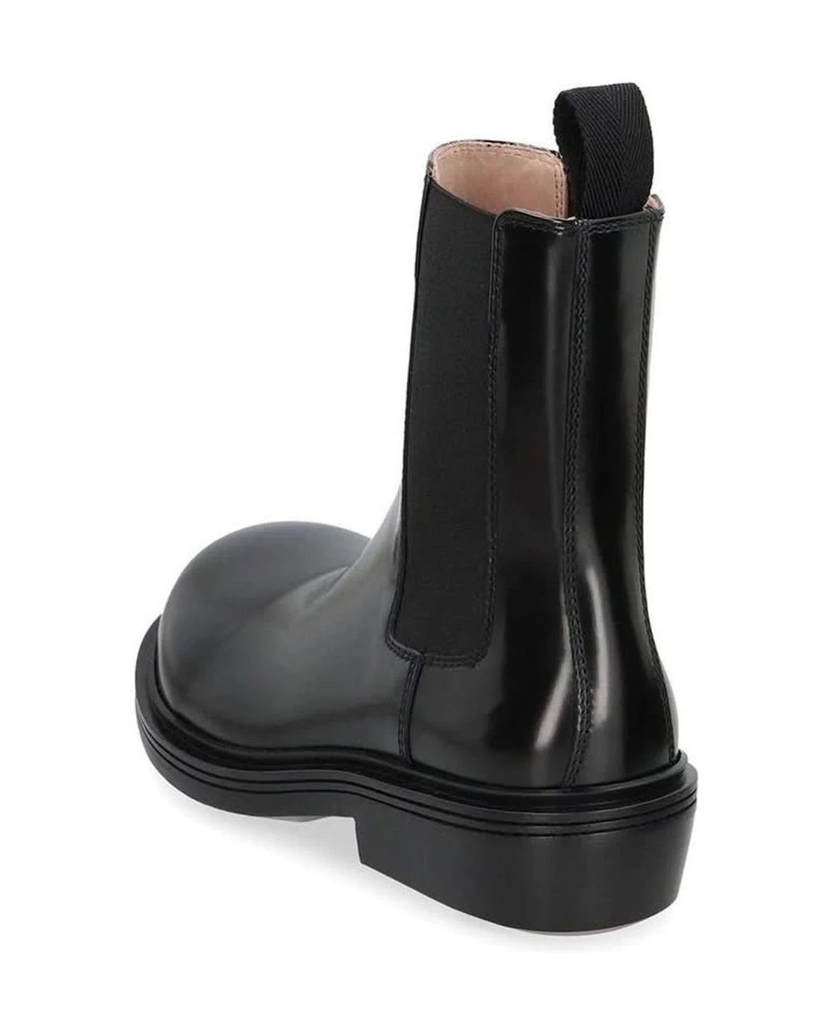 Bottega Veneta Black Calfskin Chelsea Boots Boots