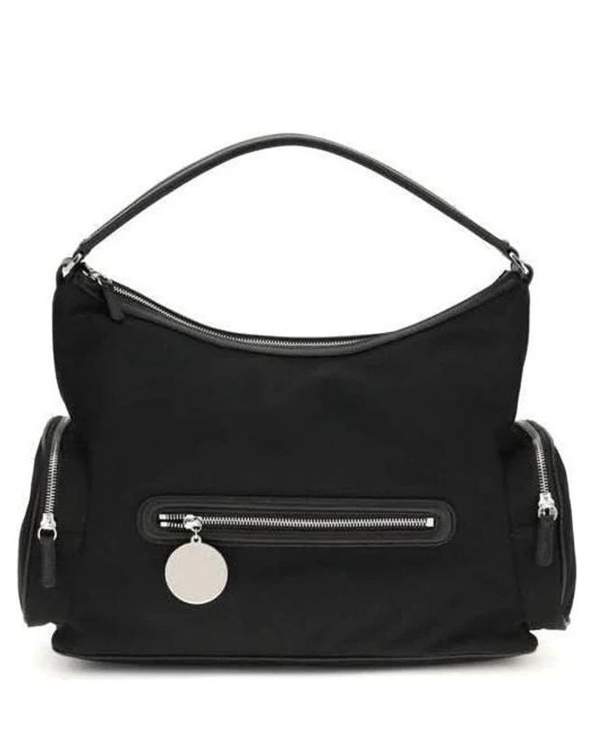 Stella Mccartney Black Nylon Shoulder Bag Shoulder Bags
