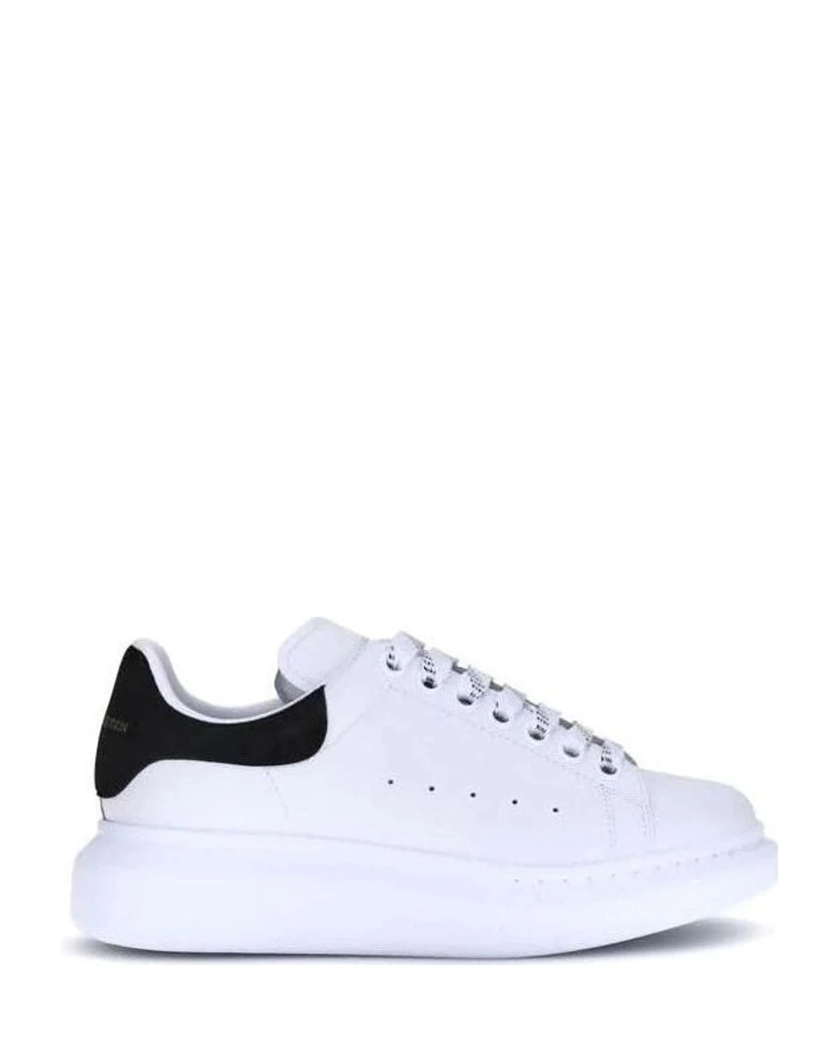 Alexander Mcqueen White Calf Leather Bos Taurus Platform Sneakers