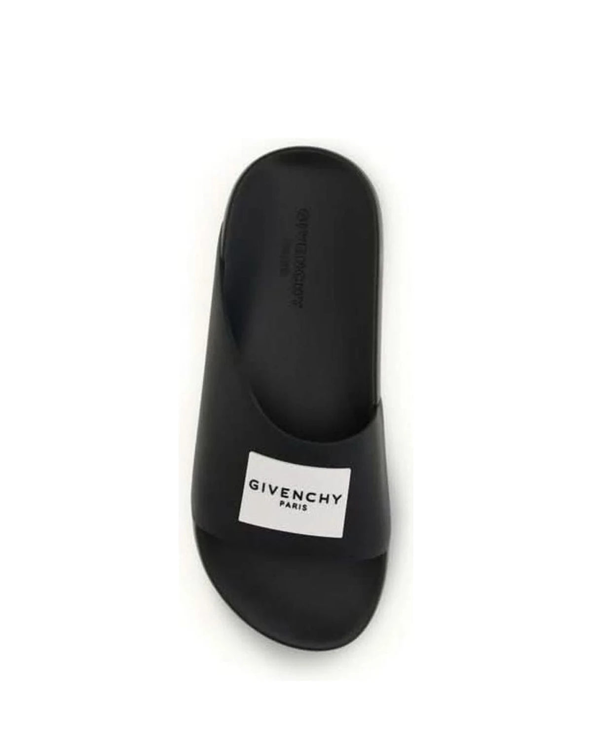 Givenchy Black Rubber Sandals