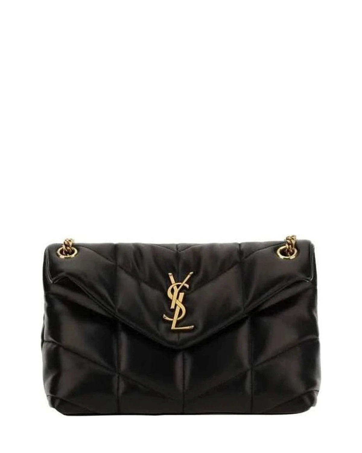 Saint Laurent Black Lamb Ovis Aries Shoulder Bag