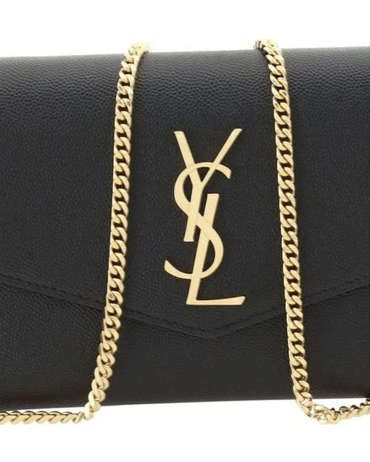 Saint Laurent Black Calf Leather Bos Taurus Shoulder Bag