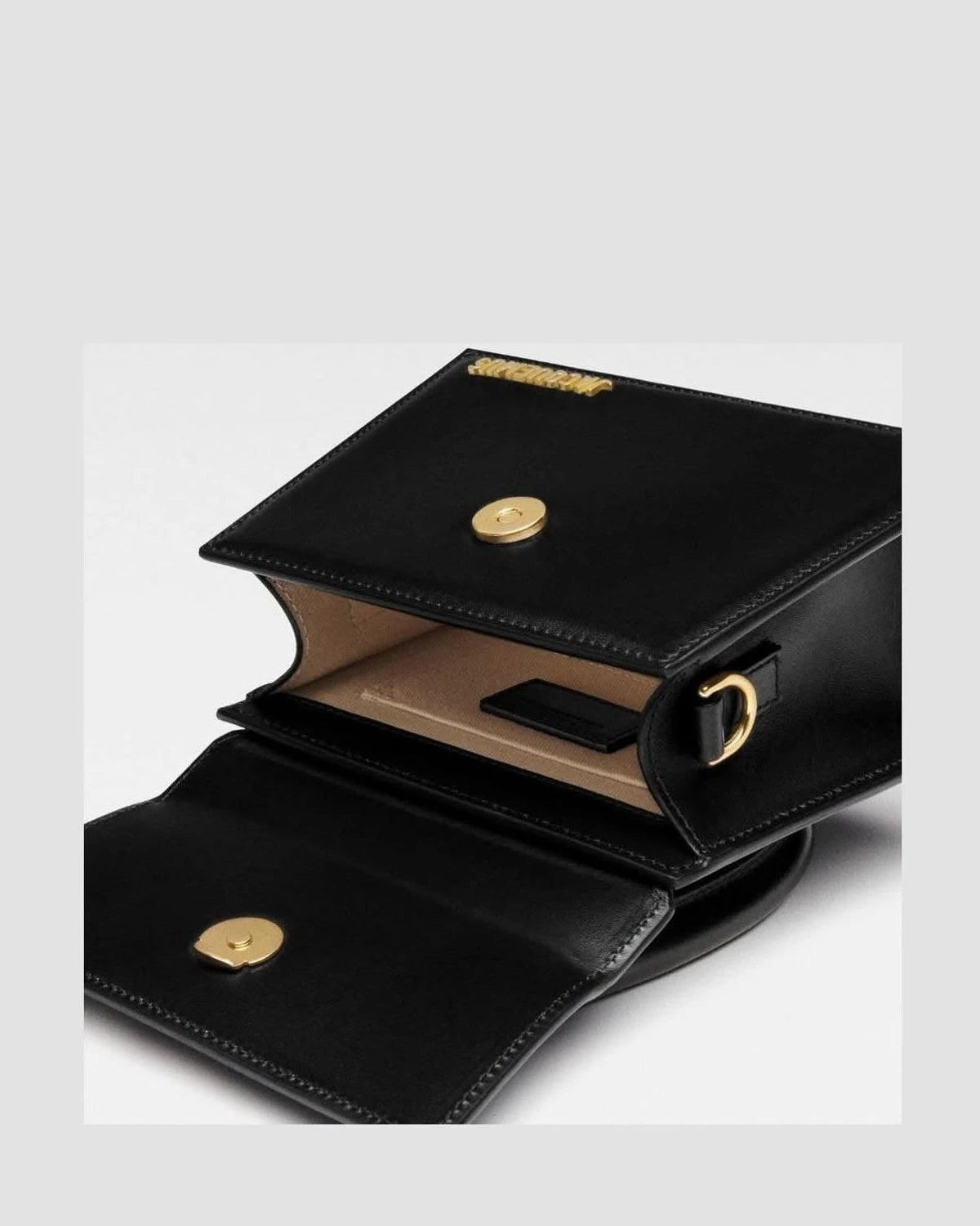 Jacquemus Black Leather Le Grand Bambino Handbag