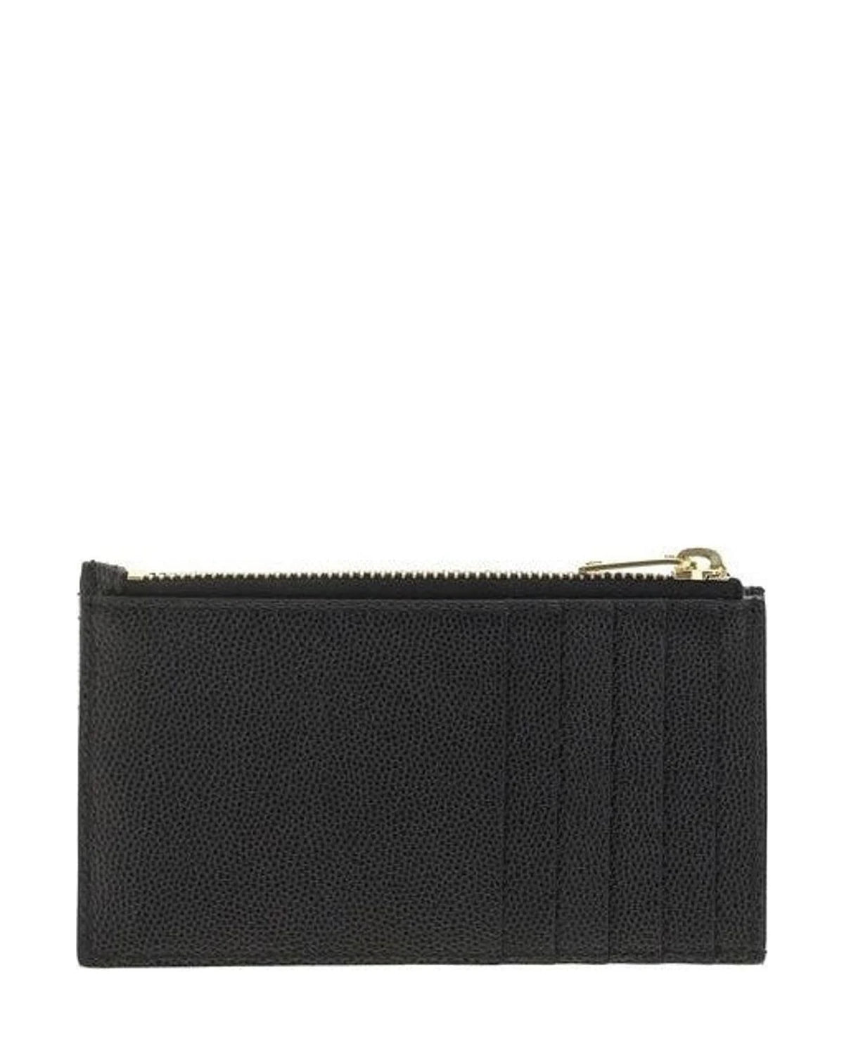 Saint Laurent Black Calf Leather Bos Taurus Wallet