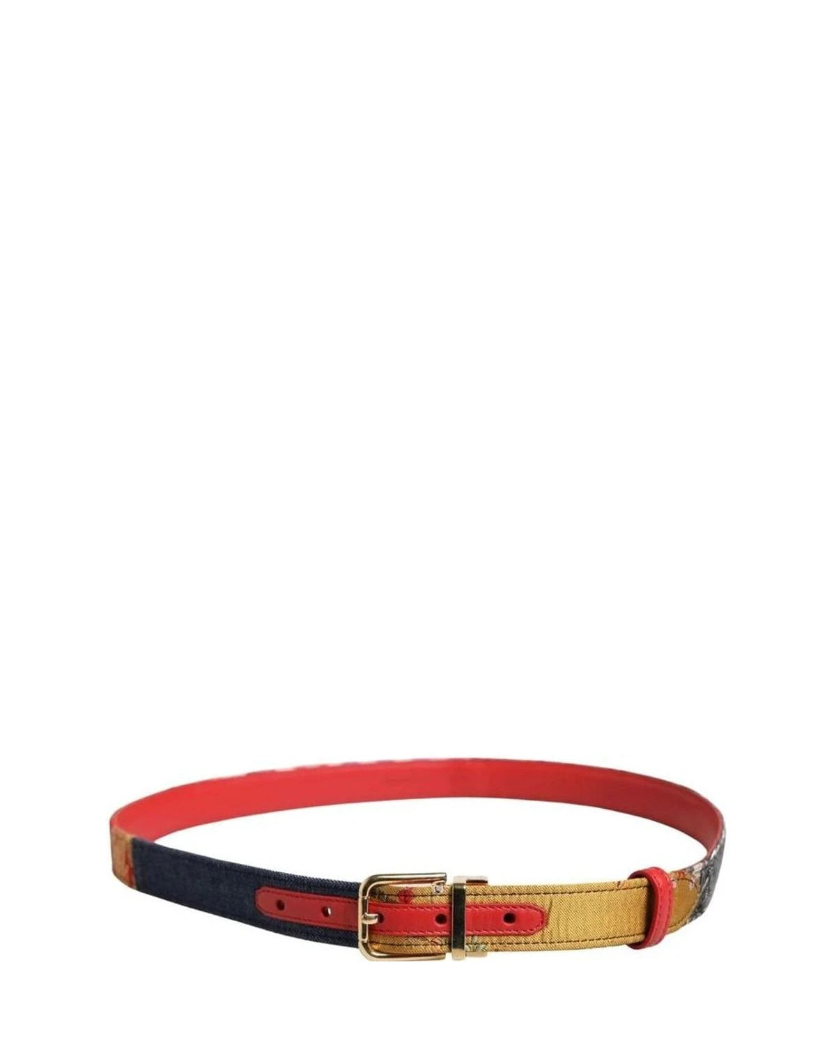Dolce & Gabbana Belts in multicolor, Acetate Cotton — view 3