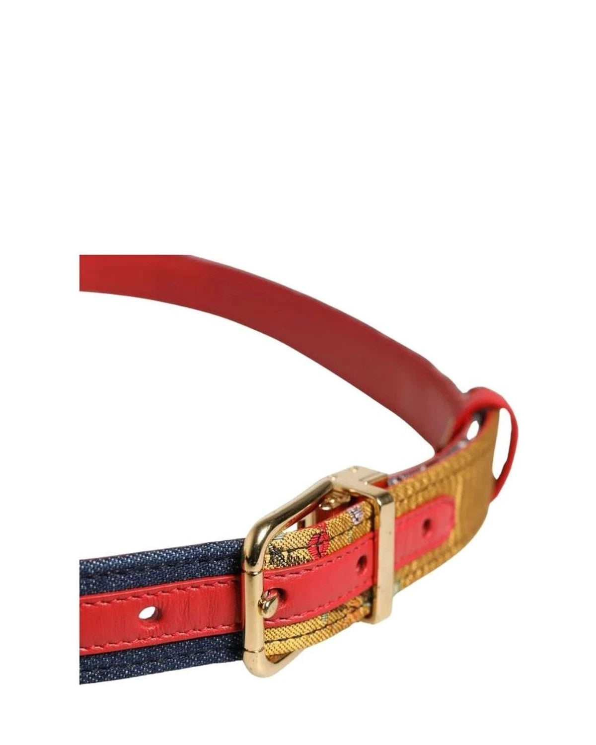 Dolce & Gabbana Belts in multicolor, Acetate Cotton — view 4
