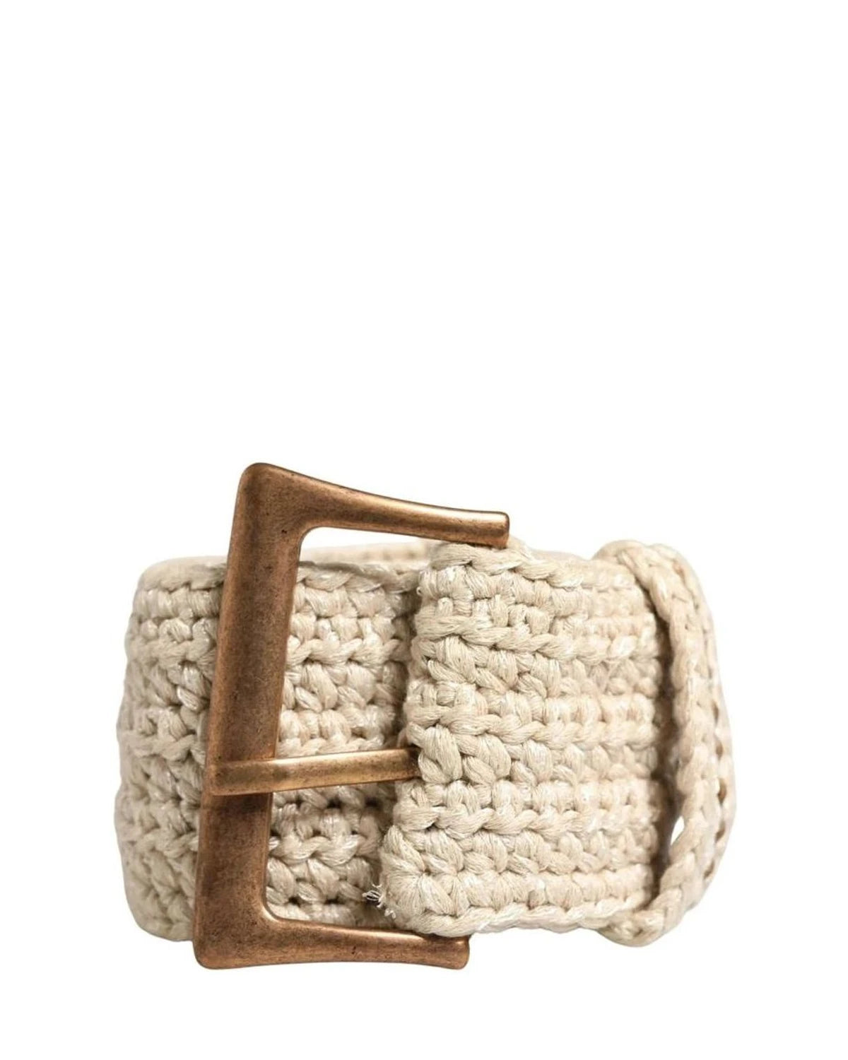 Ermanno Scervino Belts in beige, Cotton Nylon — view 3