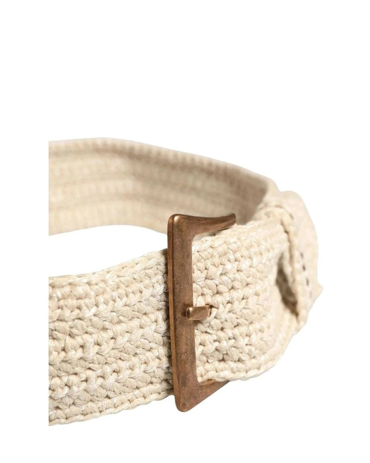 Ermanno Scervino Belts in beige, Cotton Nylon — view 4