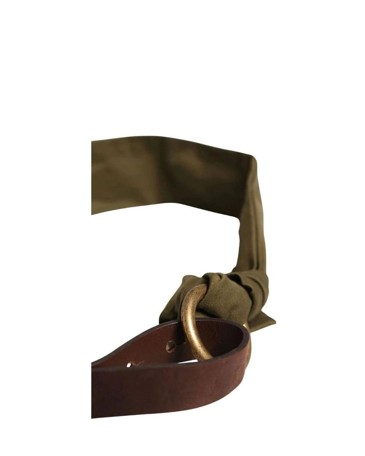 Ermanno Scervino Belts in green, Cotton — view 4