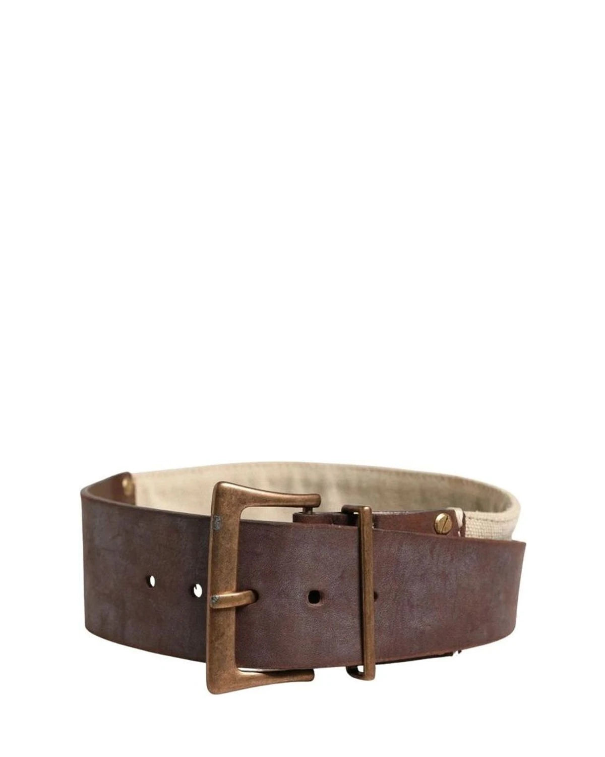 Ermanno Scervino Belts in beige, Leather