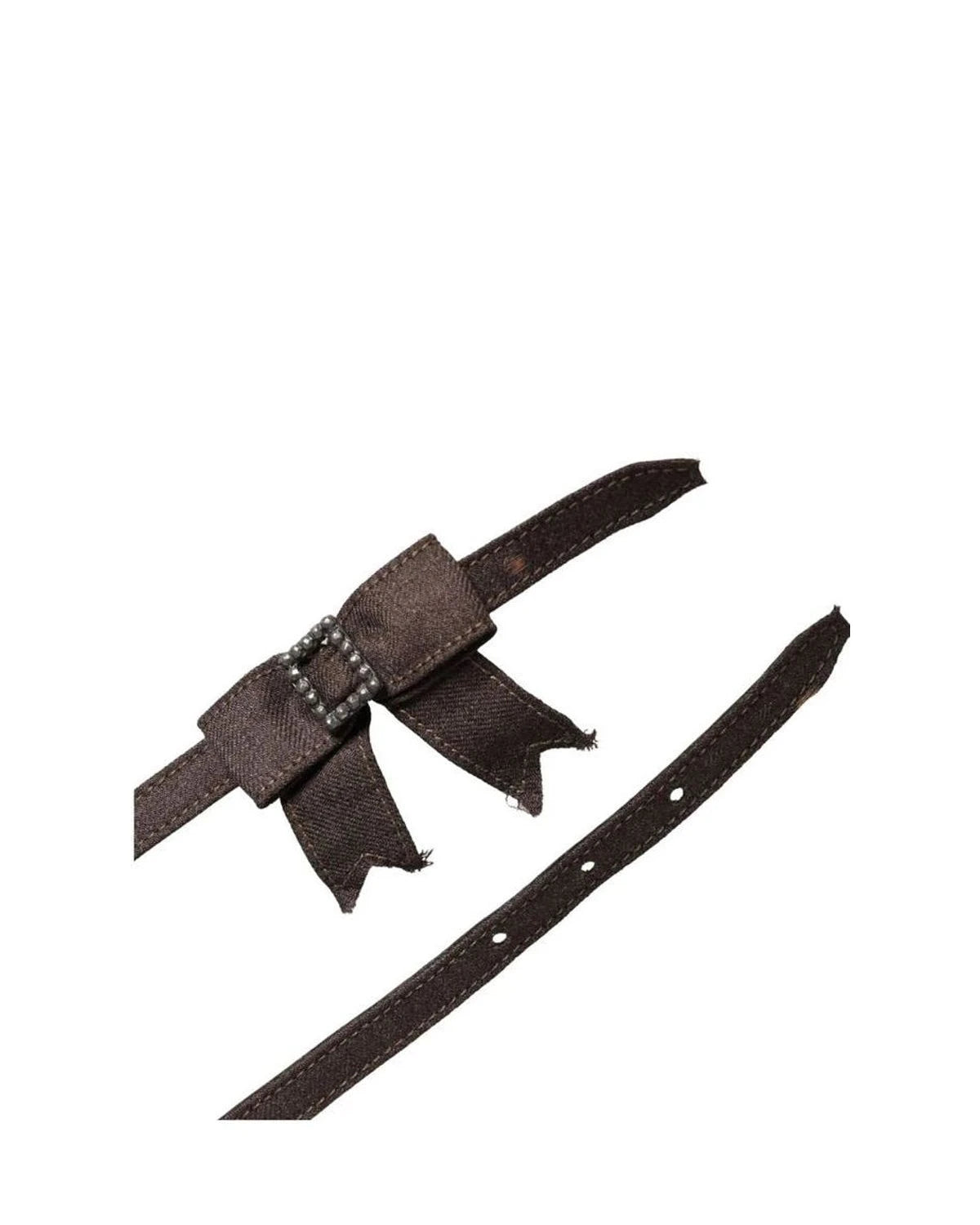 Ermanno Scervino Belts in brown, Wool Nylon — view 6