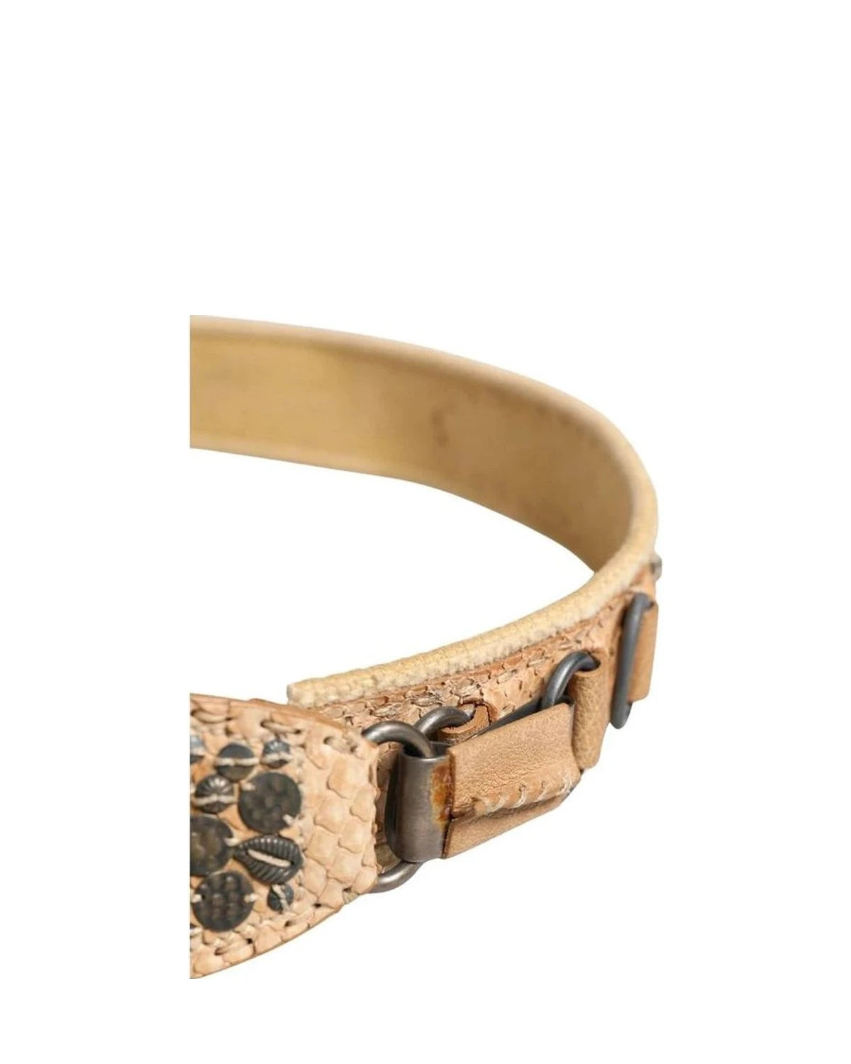 Ermanno Scervino Belts in beige, Leather — view 4