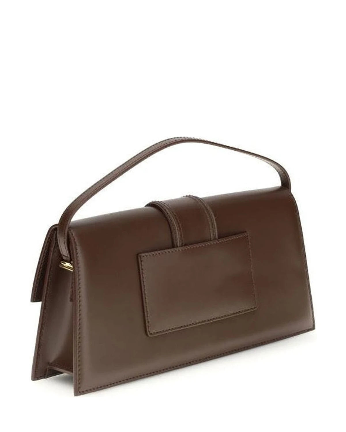 Jacquemus Brown Calf Leather Bos Taurus Shoulder Bag