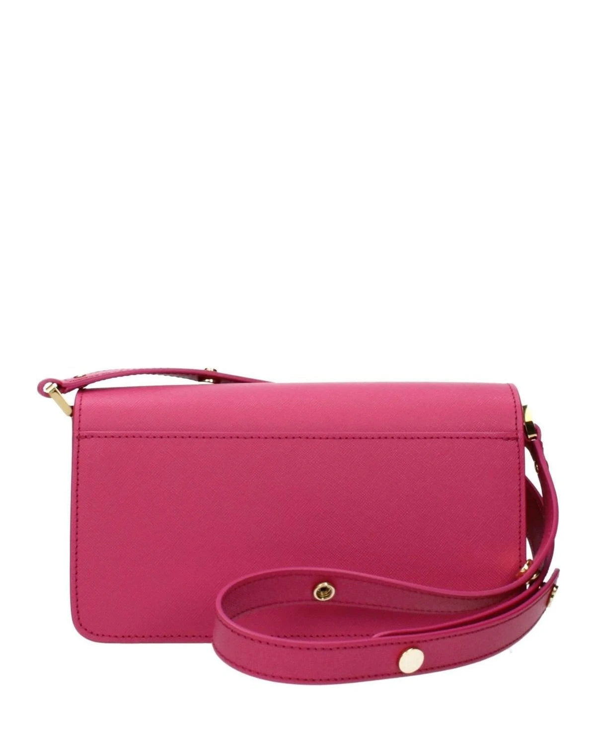 Marni Pink Leather Shoulder Bag