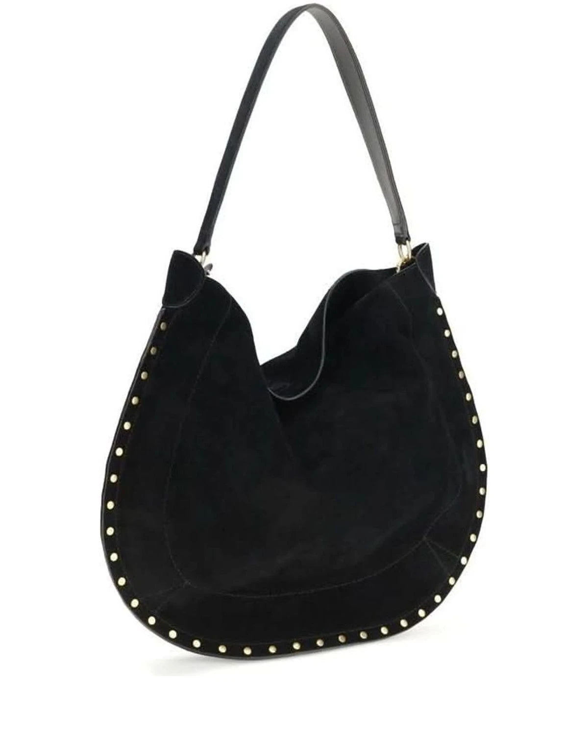 Isabel Marant Black Calf Leather Bos Taurus Shoulder Bag