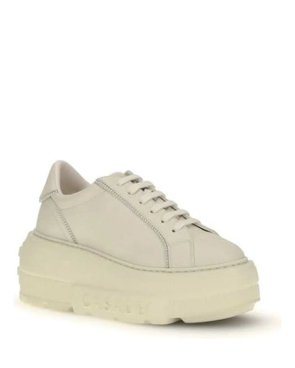 Casadei White Rubber Chunky Sneakers