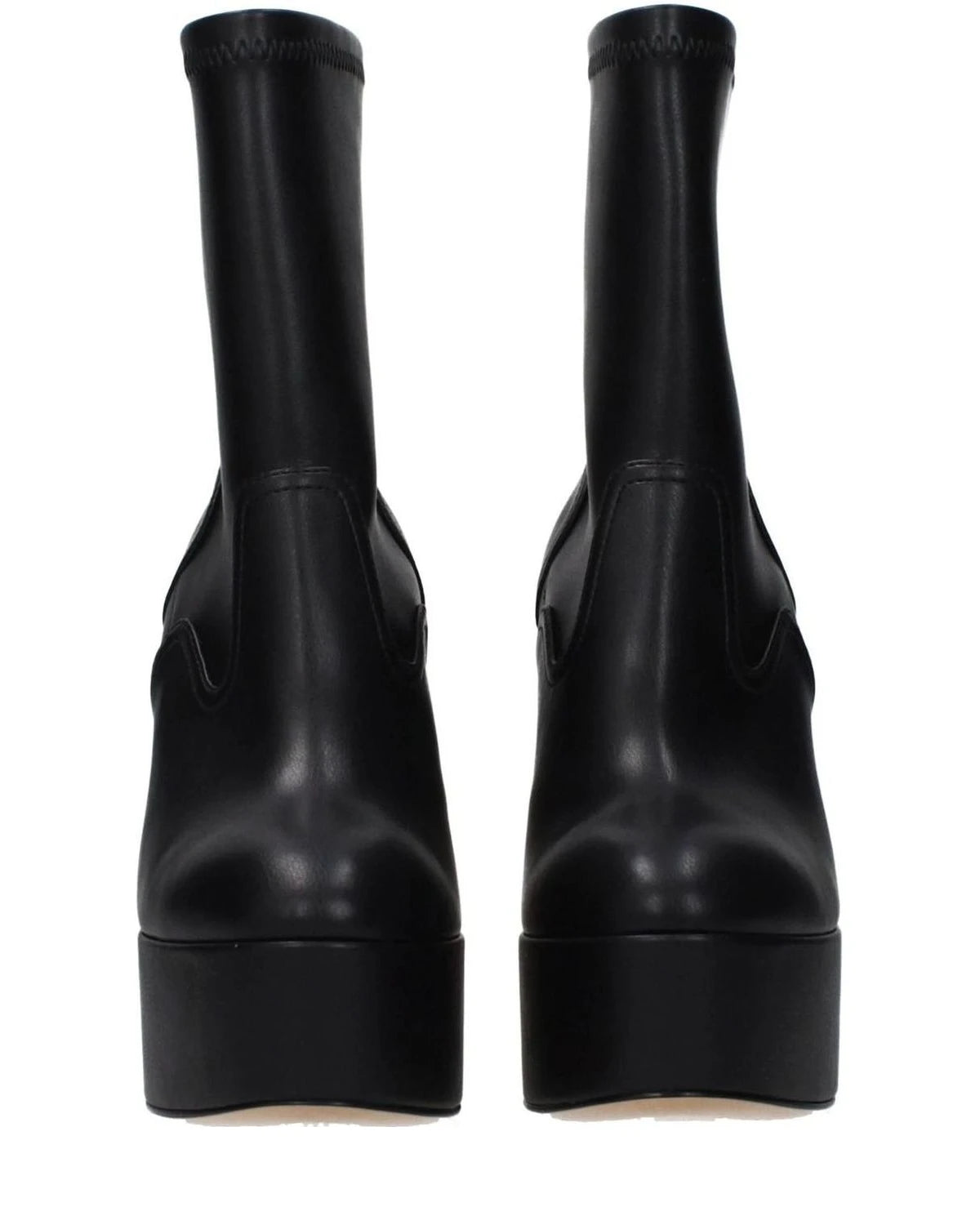 Casadei Black Leather Ankle Boots