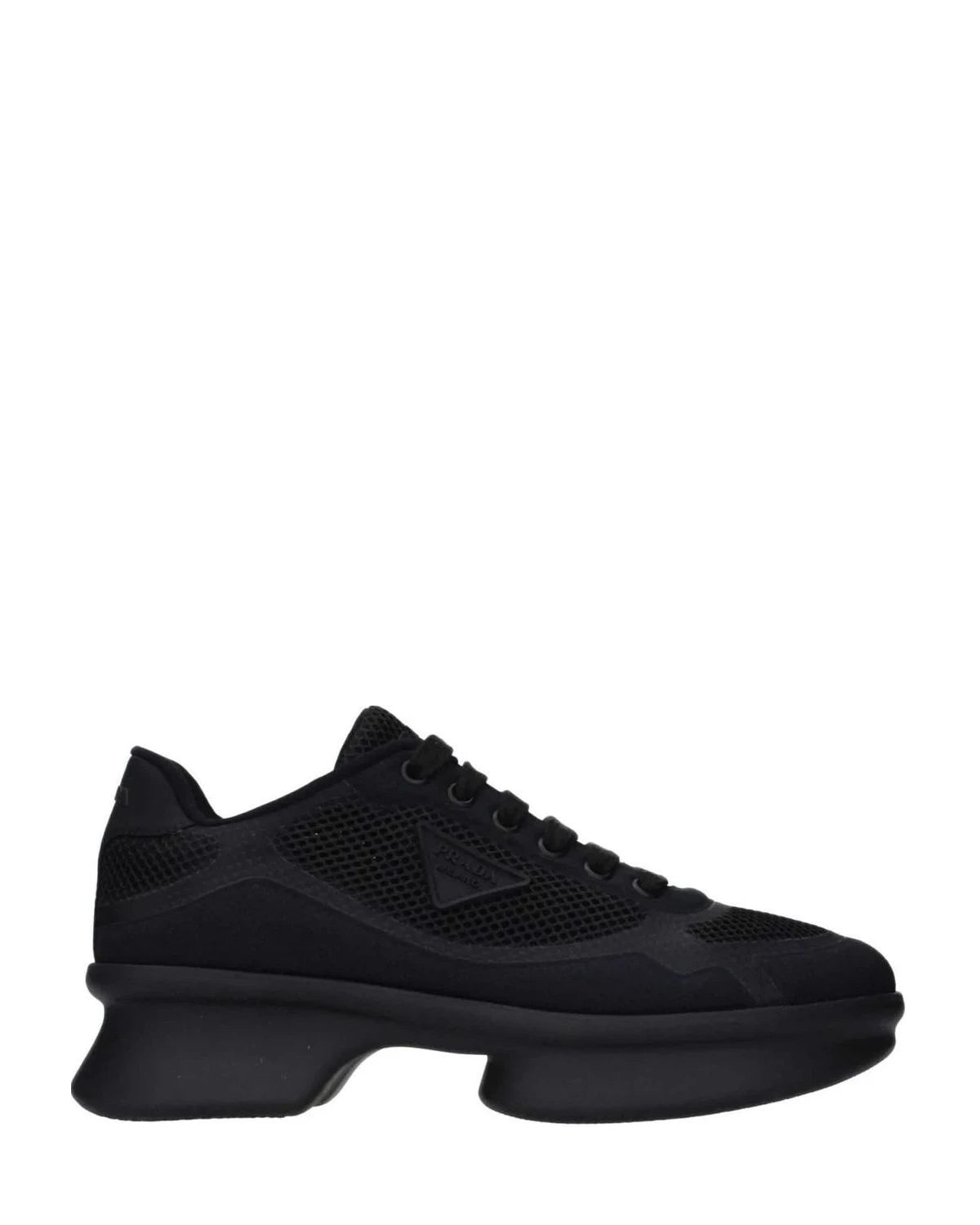 Black Fabric Low Top Sneakers Glam Steals
