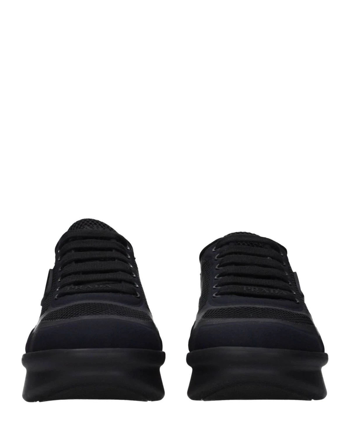 Black Fabric Low Top Sneakers Glam Steals