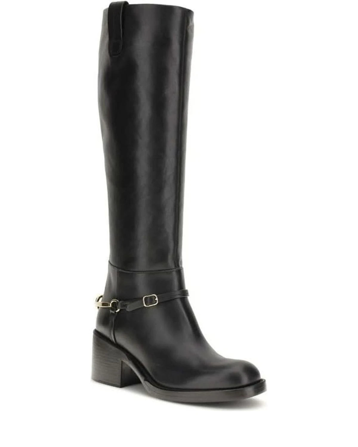 Chloé Black Calf Leather Bos Taurus Lace Up Boots Glam Steals