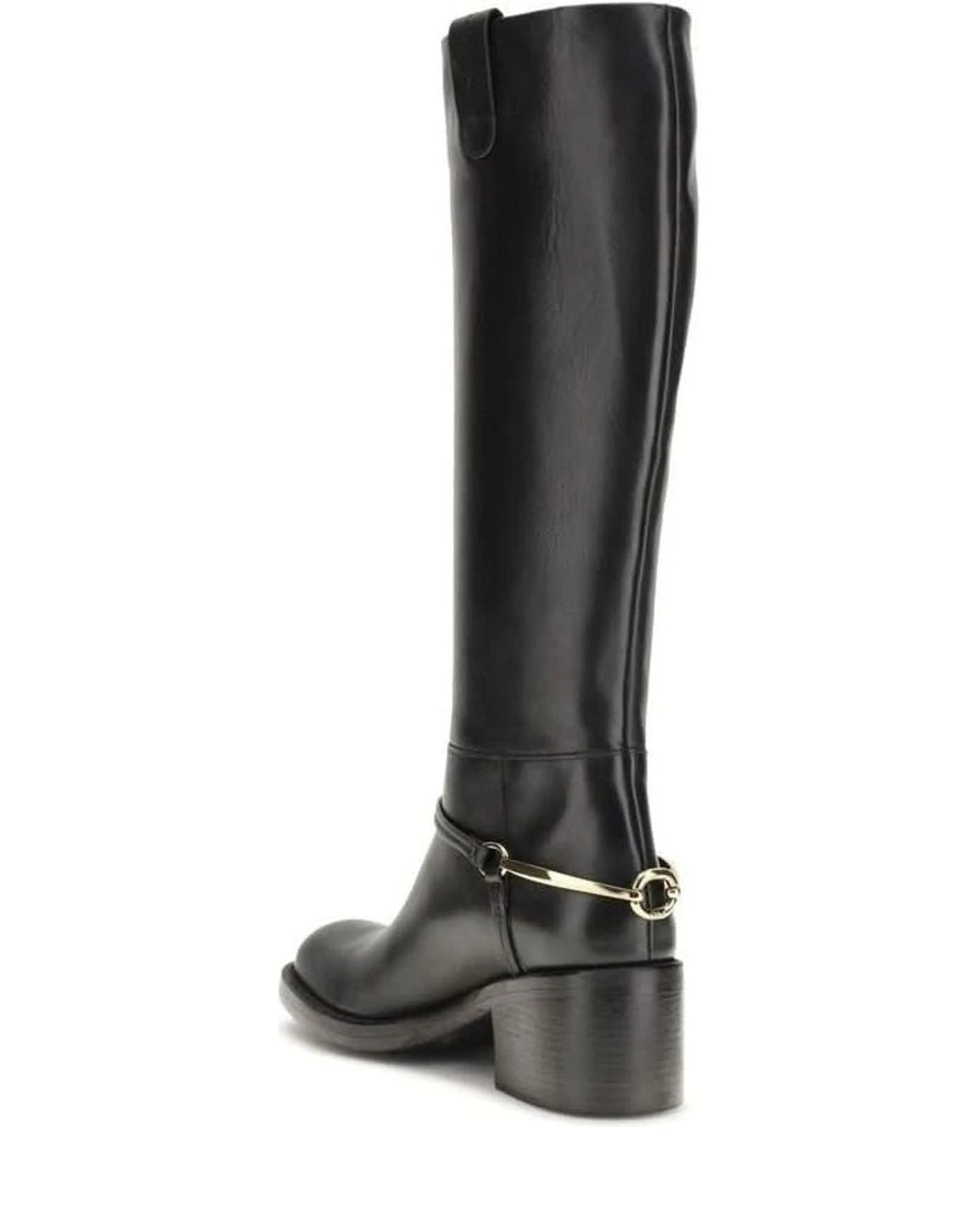 Chloé Black Calf Leather Bos Taurus Lace Up Boots Glam Steals