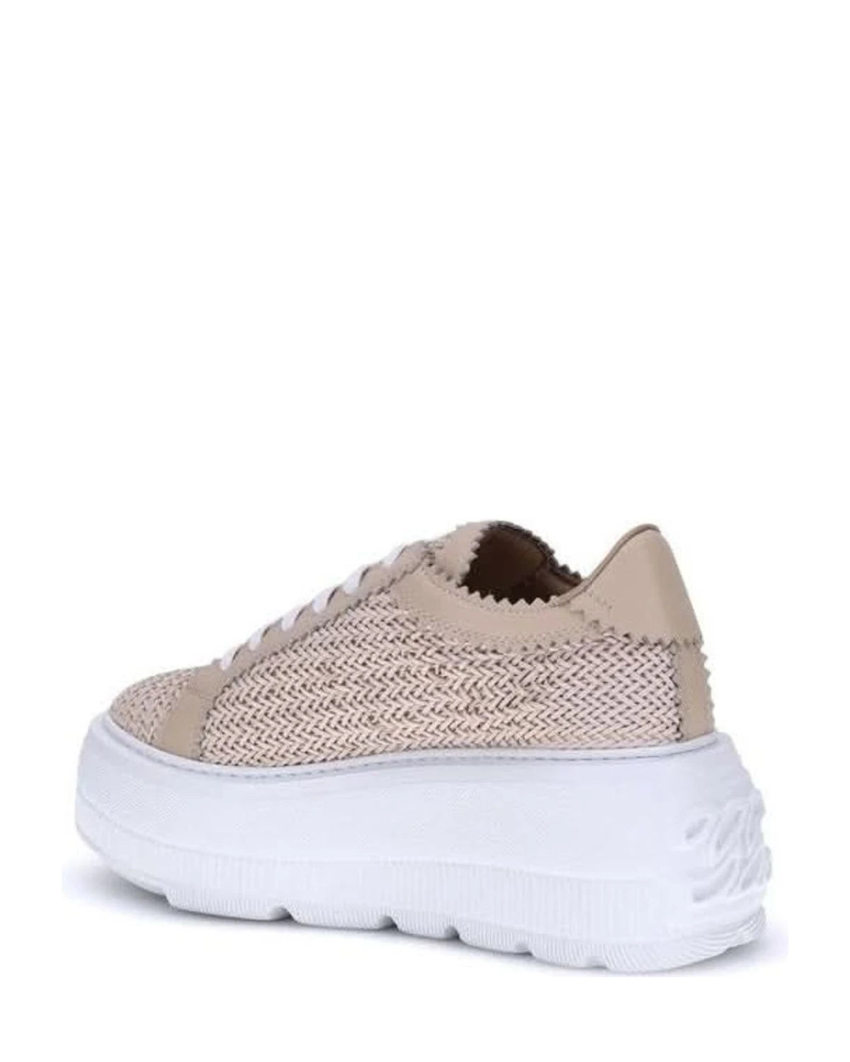 Casadei Beige Other Fibres Chunky Sneakers Glam Steals