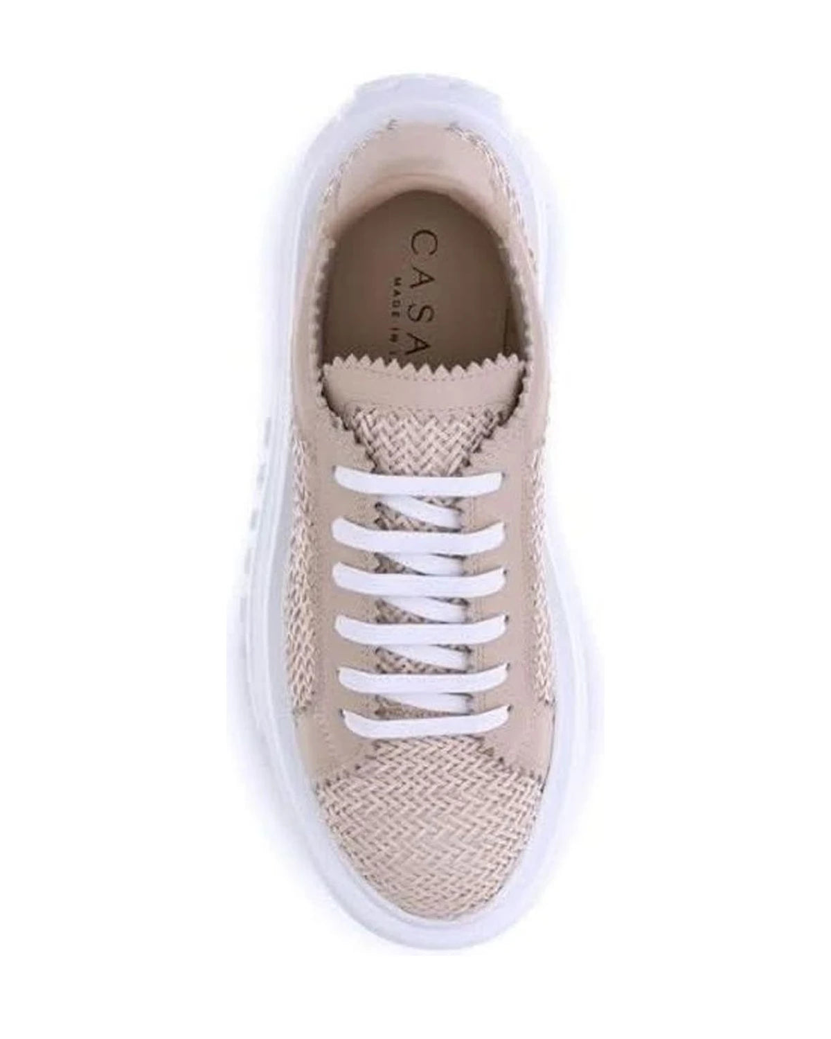 Casadei Beige Other Fibres Chunky Sneakers Glam Steals