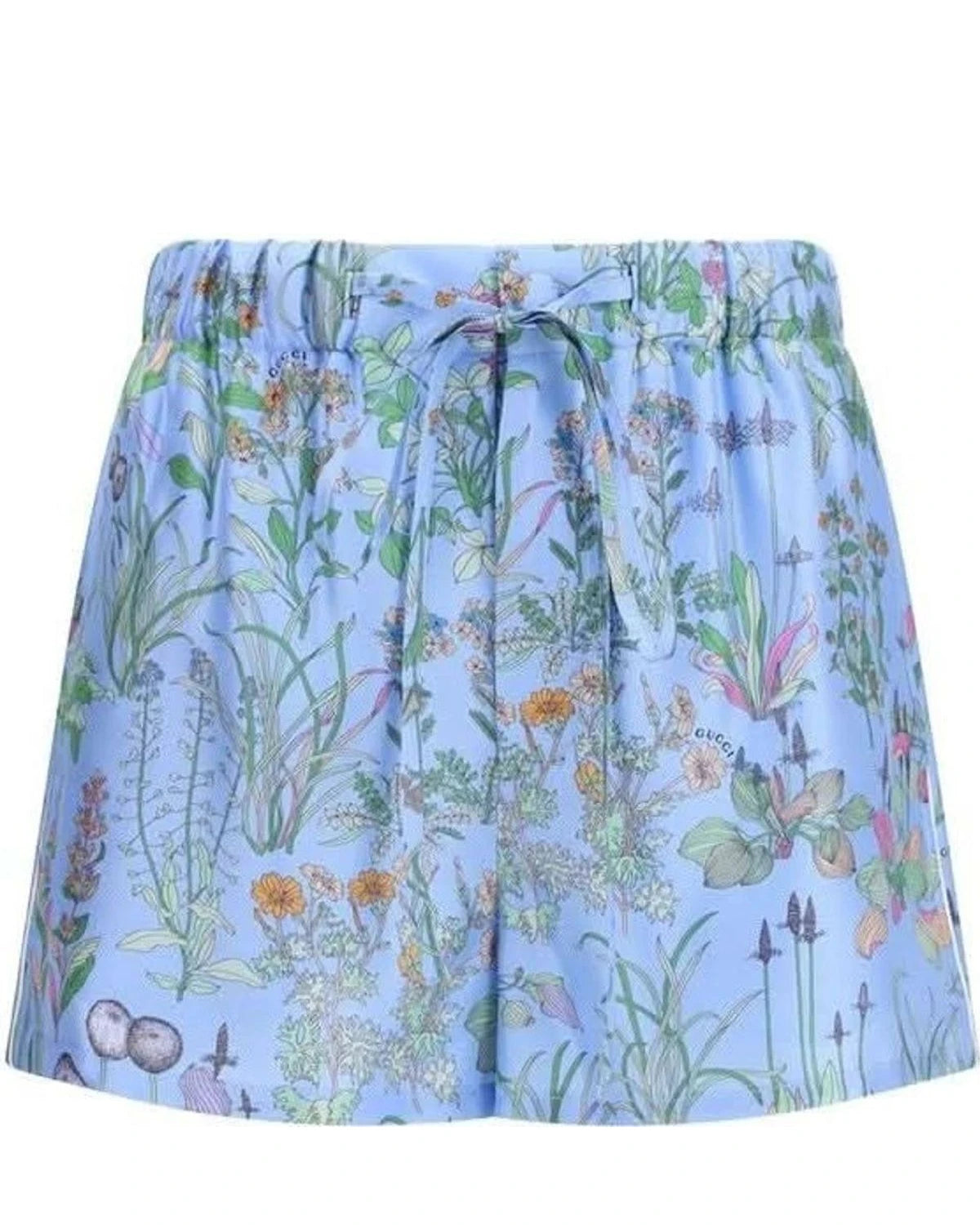 Gucci Short Trouser in blue, Silk
