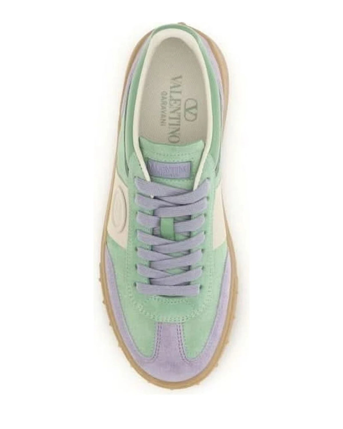 Valentino Garavani Multicolor Calf Leather Bos Taurus Low Top Sneakers Glam Steals