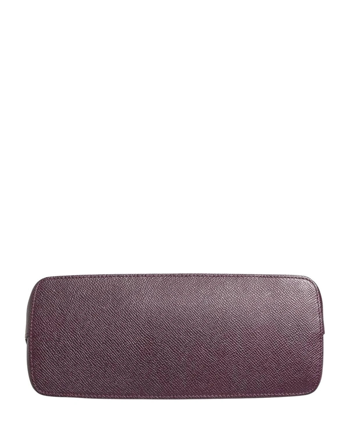 Dolce & Gabbana Purple Leather Dark Dg Logo Zip Around Hand Purse Wallet Glam Steals