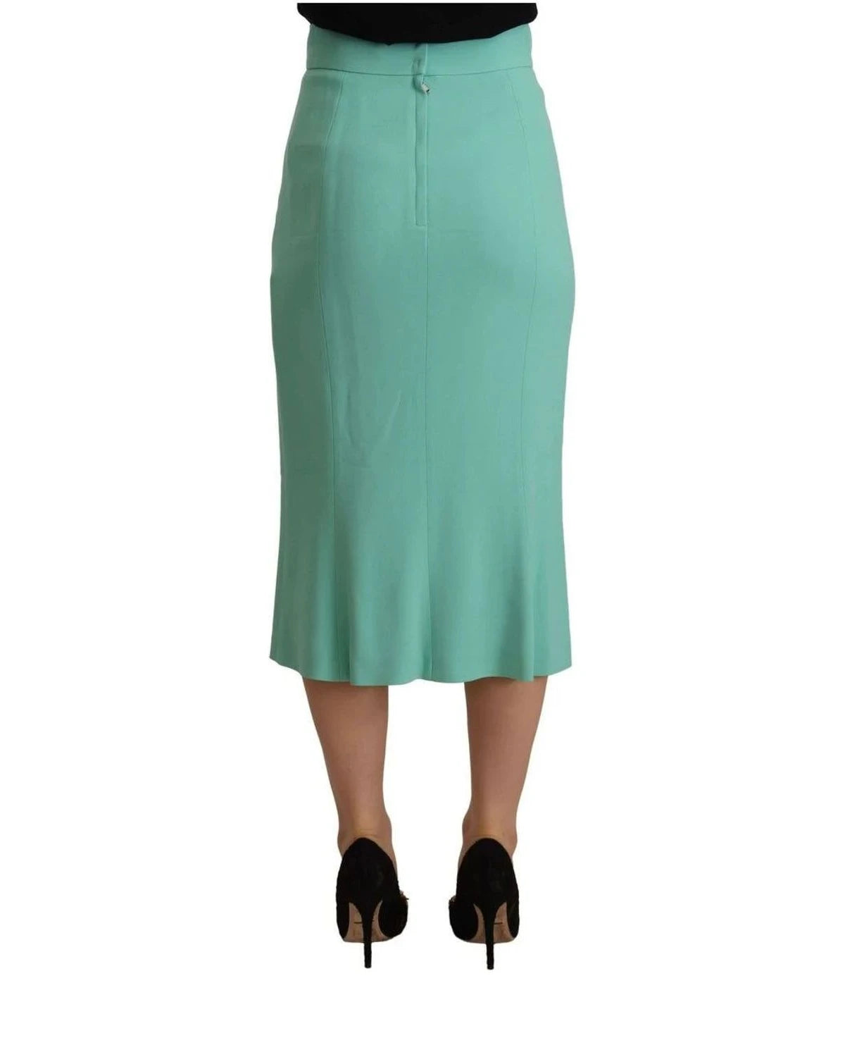 Dolce & Gabbana Skirt in green, Acetate — view 4