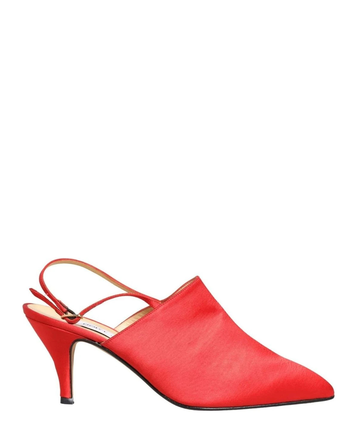 Dolce & Gabbana Red Suede Heel Slingback Shoes Glam Steals