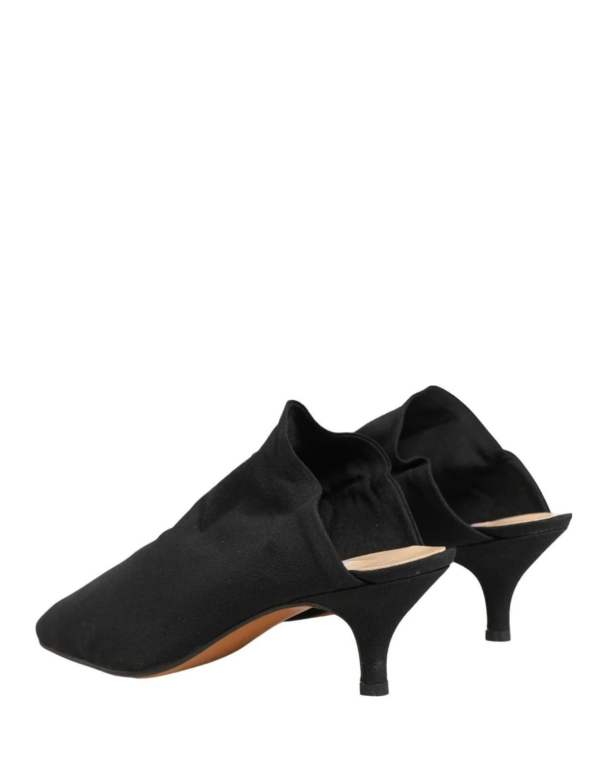 Dolce & Gabbana Black Suede Heel Mule Shoes Glam Steals