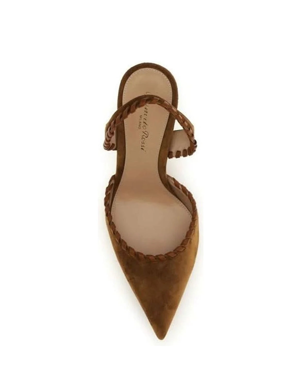 Gianvito Rossi Brown Calf Leather Bos Taurus Pumps Glam Steals