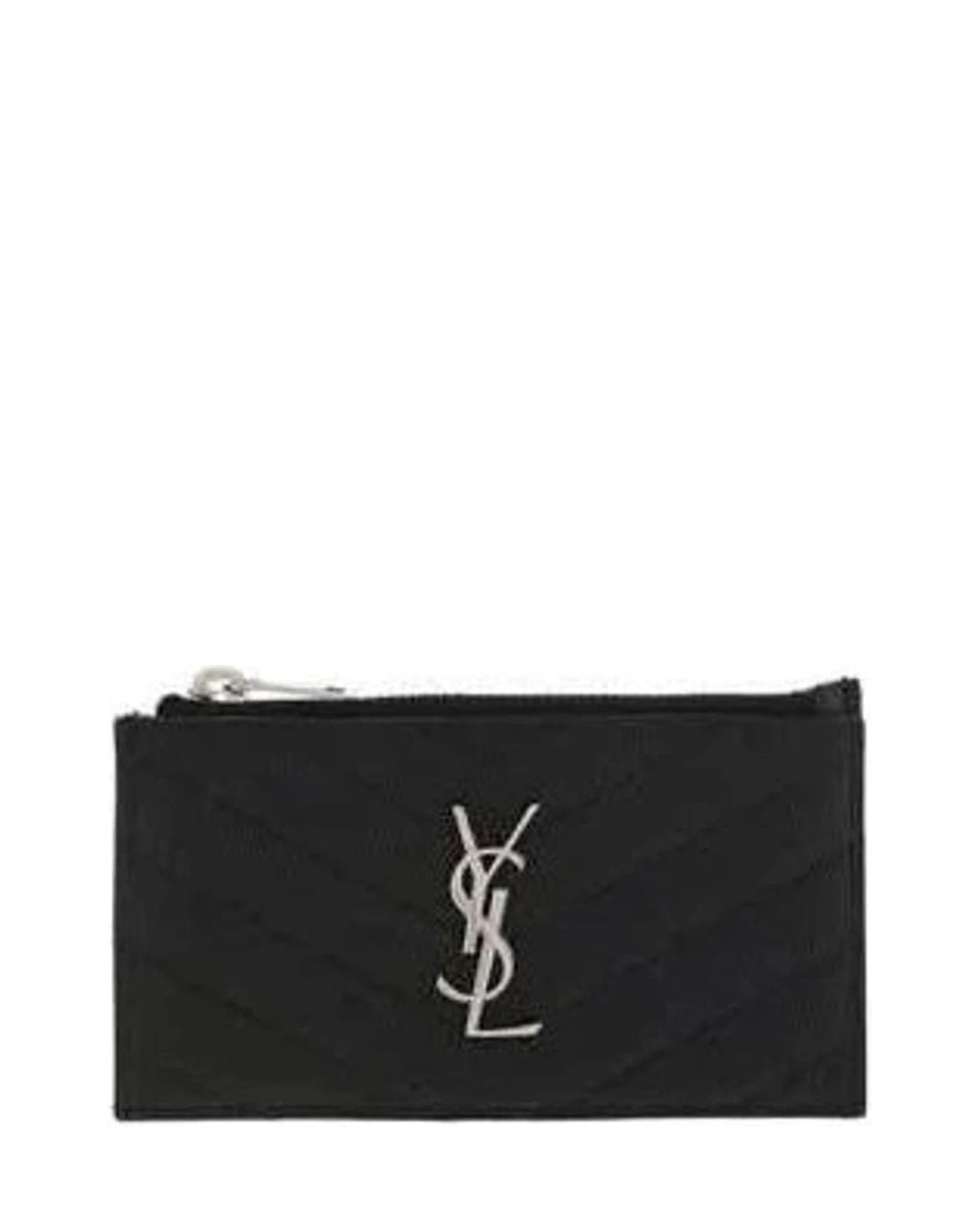 Saint Laurent Black Leather Wallet Glam Steals
