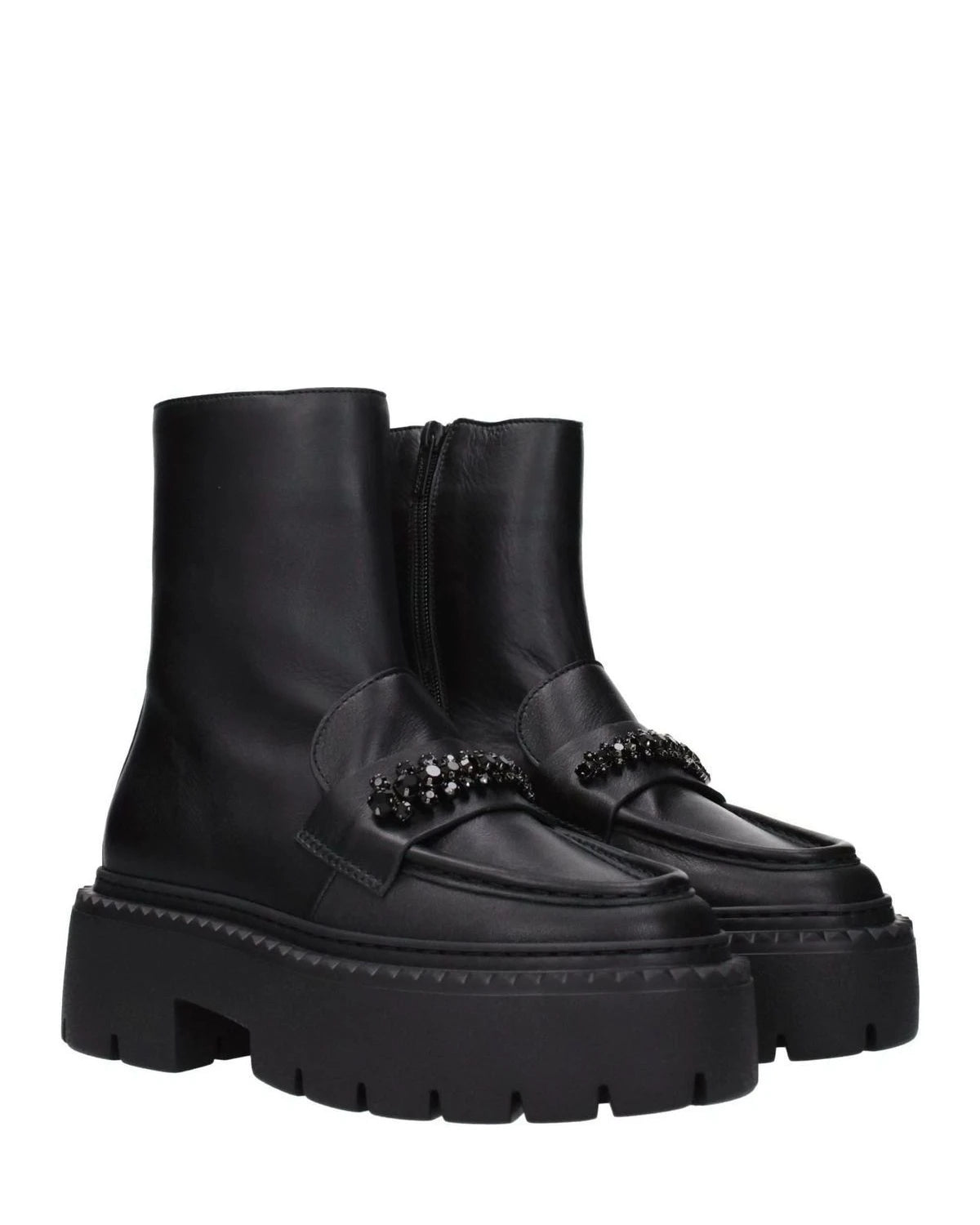 Jimmy Choo Black Leather Ankle Boots Glam Steals