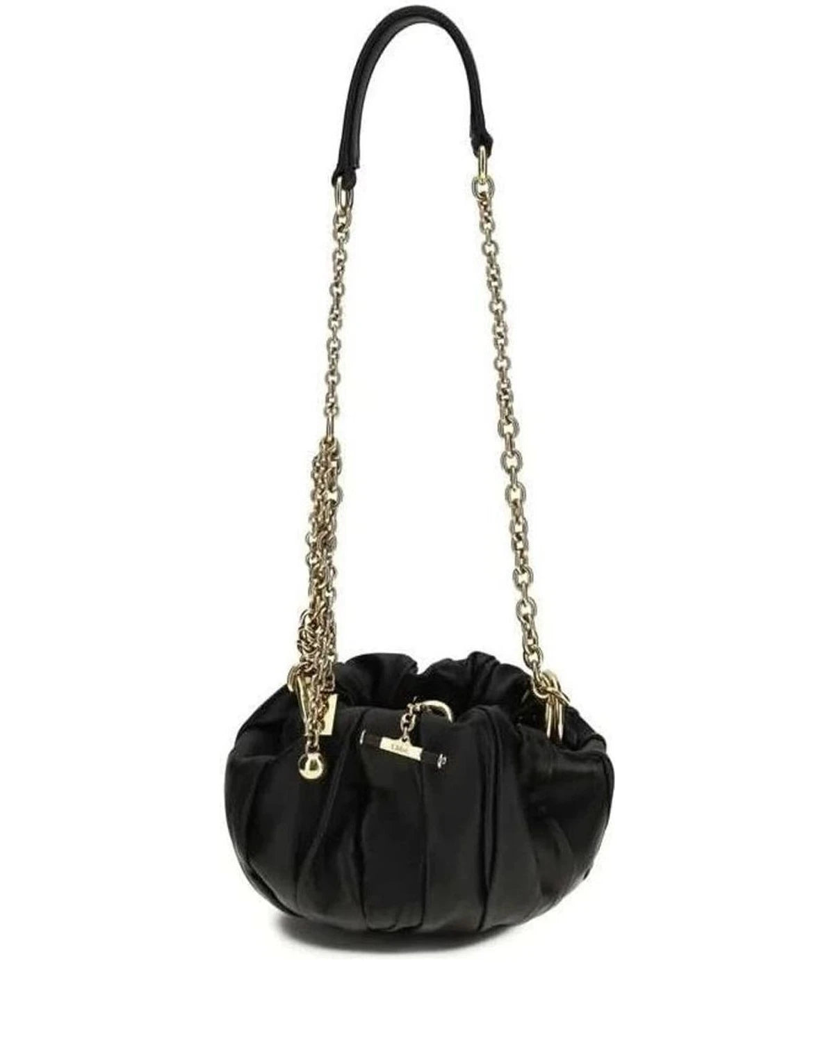 Chloé Black Lamb Ovis Aries Shoulder Bag Glam Steals