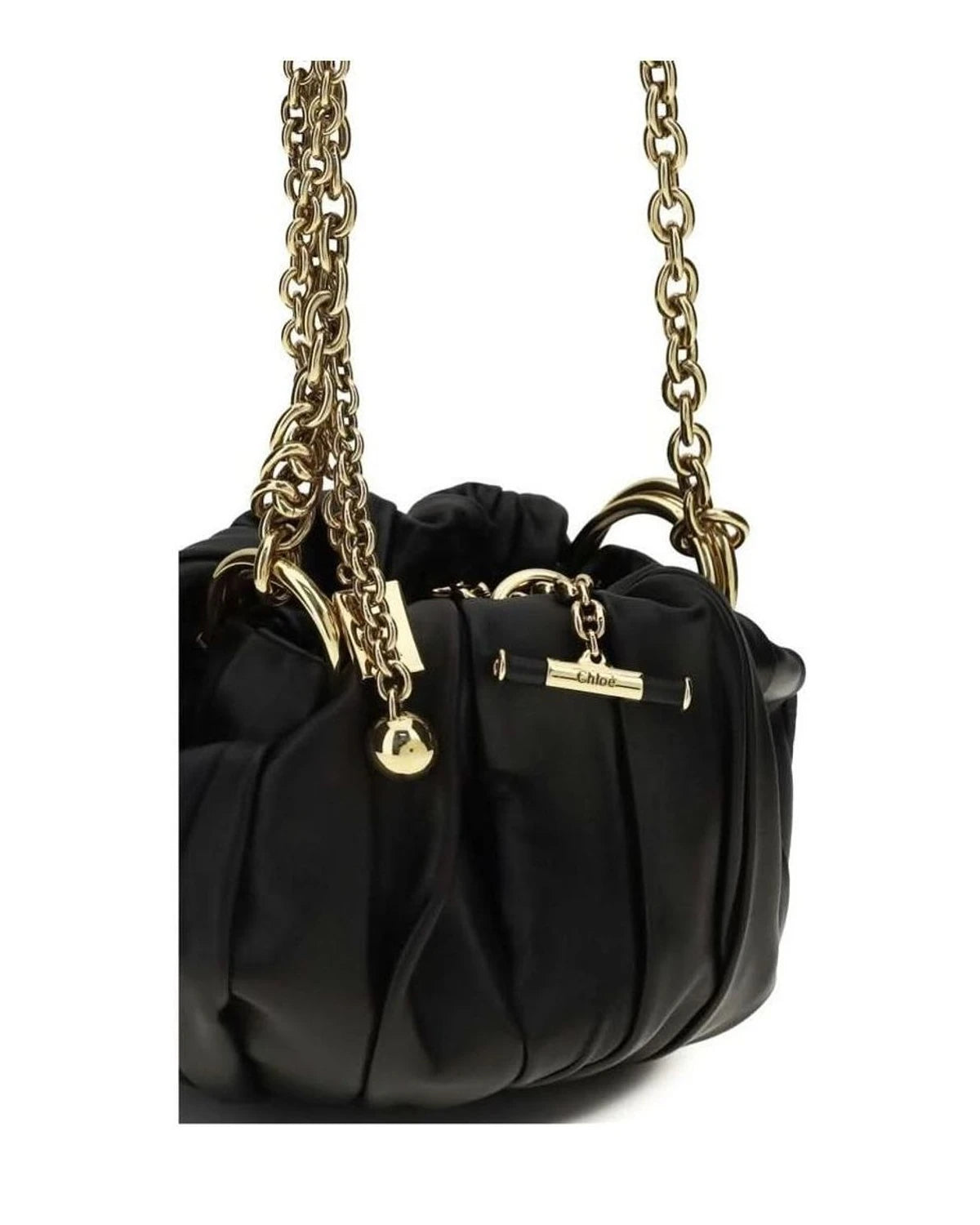 Chloé Black Lamb Ovis Aries Shoulder Bag Glam Steals